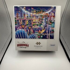 Boardwalk Puzzle Company Singapore 1000 Piece‎ Jigsaw Puzzle